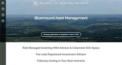 Desktop Screenshot of bluemoundassetmanagement.com